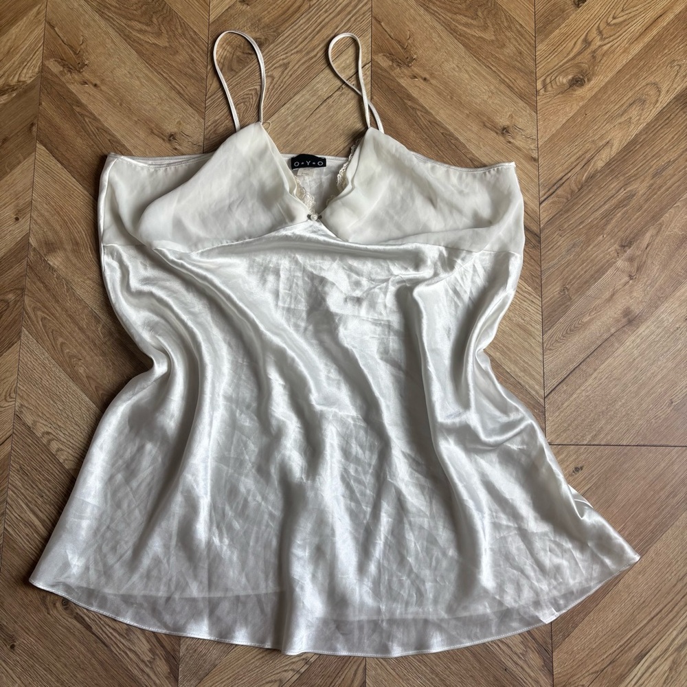 OYO Elegant White Women's Slip Dress